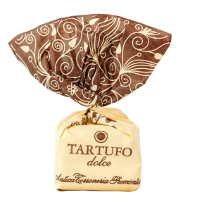 Antica Torroneria Schokoladentrüffel Tartufo dolce nero di Alba (dunkel) 52% Kakao ~ 14g