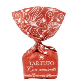 Antica Torroneria Schokoladentrüffel Tartufo dolce con amaretti di Alba (Amarettini) 32% Kakao ~ 14g