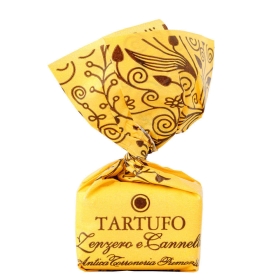 Antica Torroneria Schokoladen-Trüffel Tartufo dolce Zenzero & Canella (Ingwer & Zimt) ~ 14g