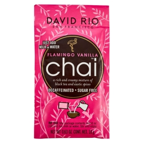 David Rio Chai Latte Tee Flamingo Vanilla Decaf Sugar Free im Portionsbeutel ~ 18g