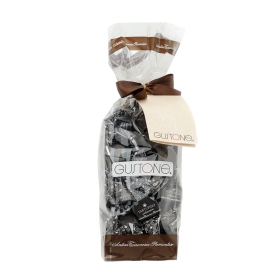 Gustone Antica Torroneria Piemontese Schokoladen-Trüffel Geschenktüte Tartufino dolce extranero (extra dunkel) ~ 280g