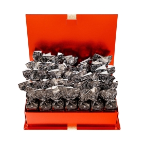 Gustone Schokoladentrüffel Pralinen-Schachtel mit 35 Stück - Tartufi Dolci Extraneri von Antica Torroneria Piemontese ~ 490g