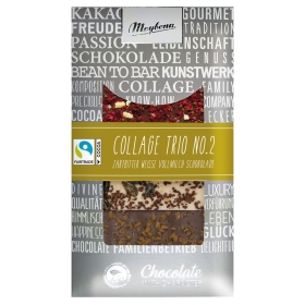 Meybona Collage Schokolade Trio No. 2 mit Fairtrade Kakao 3 x 30g ~ 90g