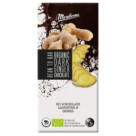 Meybona Bio Zartbitterschokolade Ingwer 52% Kakao ~ 100g