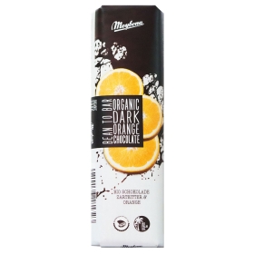 Meybona Bio Schokoriegel Zartbitter Orange 52% Kakao ~ 35g