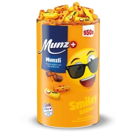 Munz Mini Praliné Smiley-Edition 500 Stk. a 4,7g ~ 2,5kg