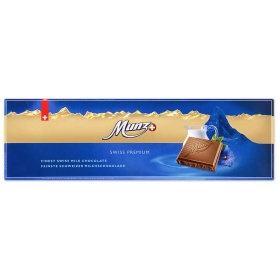 Munz Swiss Premium Milchschokolade 30% Cacao Riesentafel ~ 300g