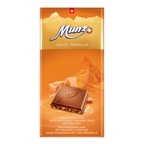 Munz Swiss Premium Caramel & Salz 30% Cacao ~ 100 g