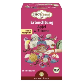 Shoti Maa Element Äther - Bio Tee mit Apfel & Zitrone - Erleuchtung ~ 16 Teebeutel a 2g