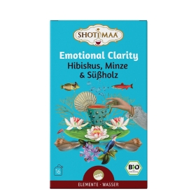 Shoti Maa Element Wasser - Bio Tee mit Hibiskus, Minze & Süßholz - Emotional Clarity ~ 16 Teebeutel a 2g